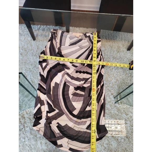 Michael Kors Women's Multicolor Rayon V-Neck Sleeveless Casual Top Blouse Small - Picture 12 of 12